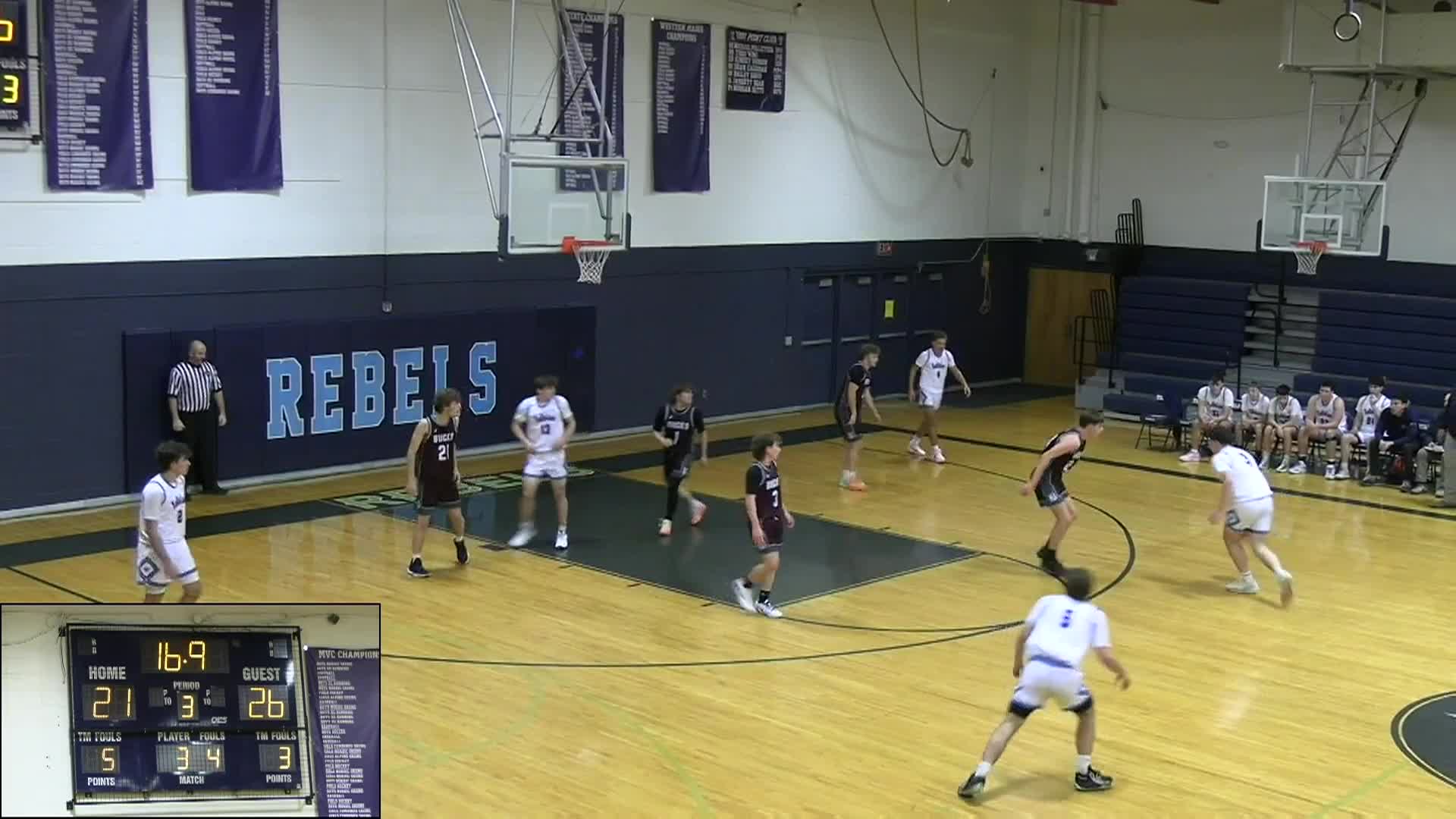 Telstar Boys Basketball vs Buckfield 12 05 2025